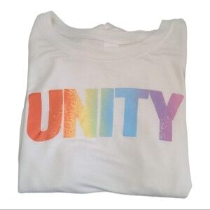 MELROSE And Market Rainbow Unity Long Sleeve Tee Size M